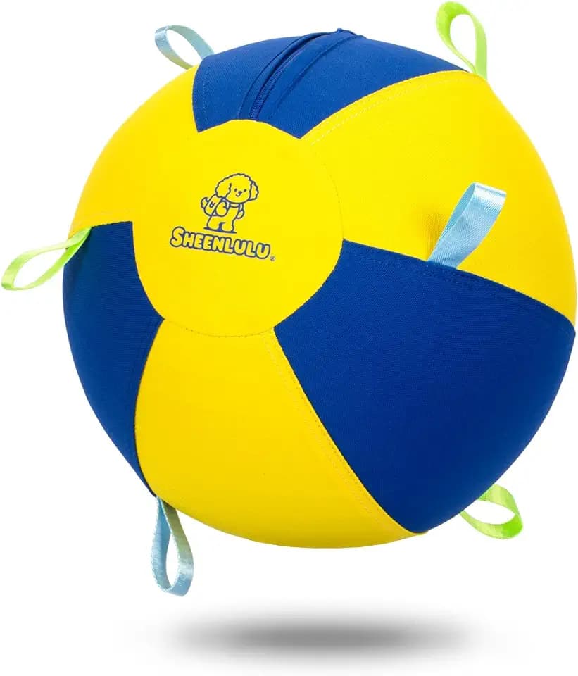 22" Herding Ball for Dogs with Straps & Training Whistle