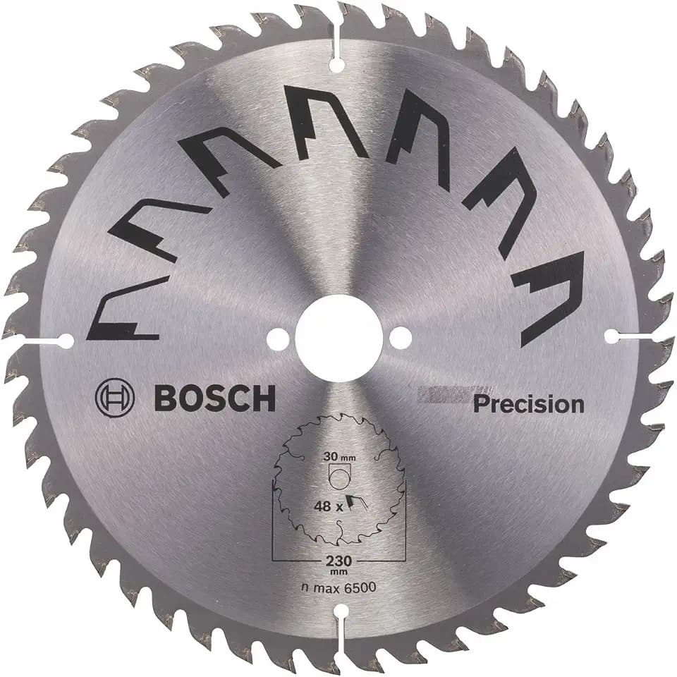 Bosch 1x Kreissägeblatt Precison (Sägeblatt für Holz, Ø 230 x 2.5/1.5 x 30 mm, 48 Zähne, ATB, Zubehör Kreissäge)