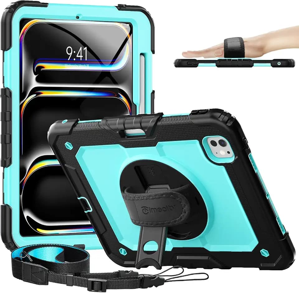Timecity Case for iPad Pro 11 Inch M5 2025 / M4 2024, Blue