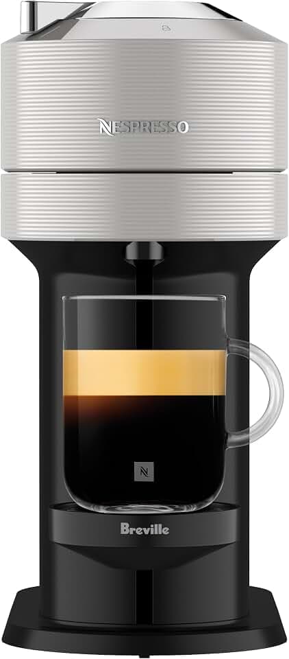Nespresso Vertuo Next Coffee & Espresso Maker by Breville, Light Grey