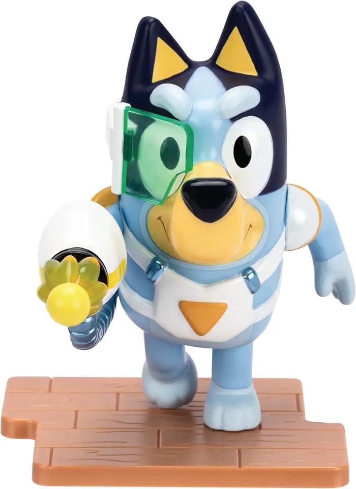 Bluey Studio Collector Figure, Surprise Blaster, 4.3-Inch