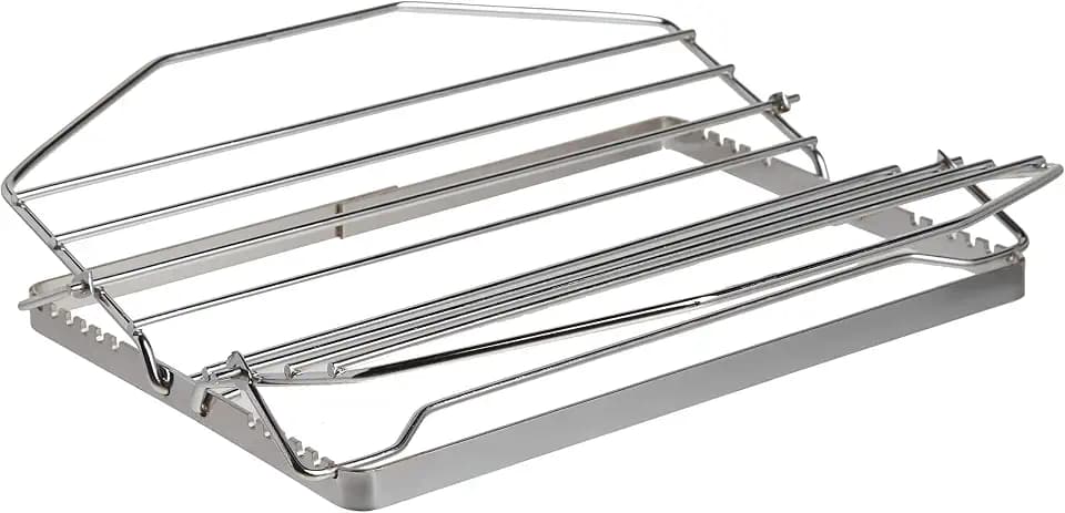 Norpro 275 Adjustable Roast Rack Nickel-plated, 11 inches, Silver
