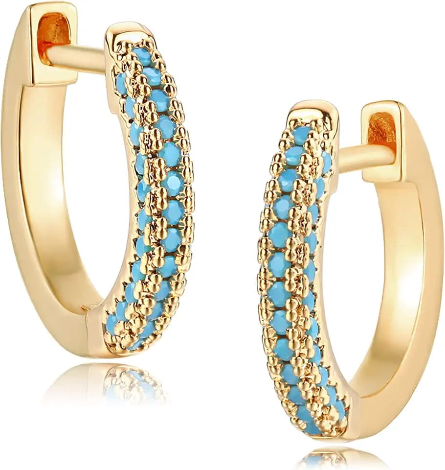 Gold Huggie Hoop Earrings for Women