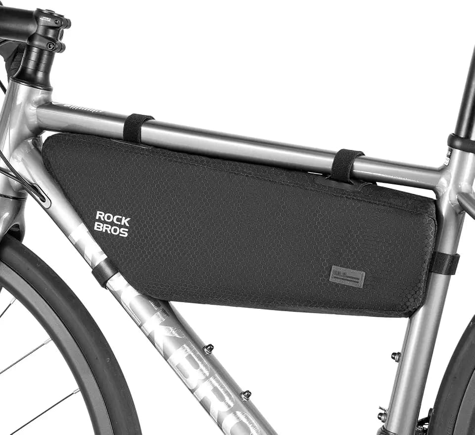ROCKBROS Bike Frame Bag 2.9L Under Top Tube Bike Bag with Narrow Edge