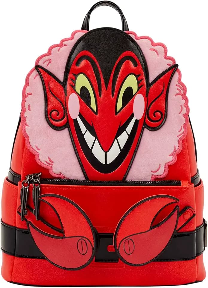 Loungefly Cartoon Network: Powerpuff Girls - His Infernal Majesty - Villain Cosplay Mini Backpack - Great for Kids & Adults - Collectible Bags