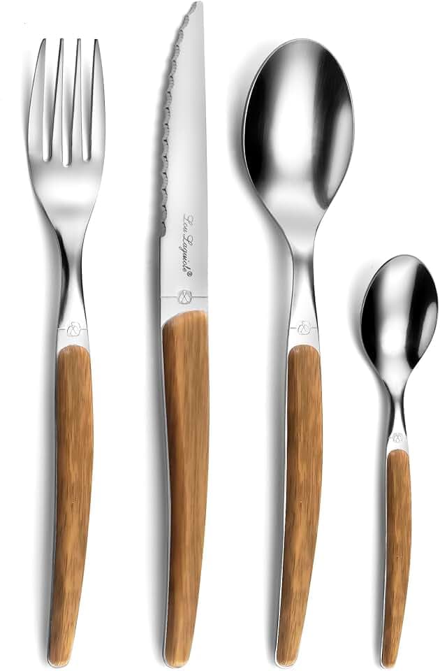 Lou Laguiole Montana Nature Besteckset, 24-teilig