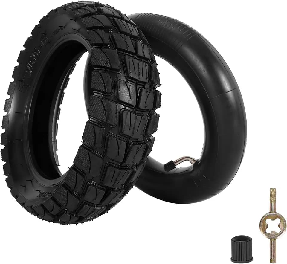 80/65-6 Reifen Mit Schlauch, 10x3,0 Aufblasbarer Off-Road für Elektroroller