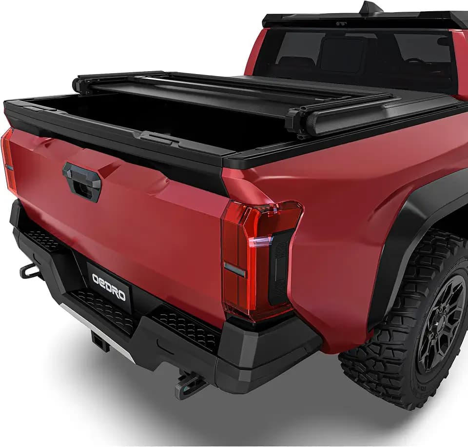 OEDRO Soft Trifold Truck Bed Tonneau Cover Fit for 2024-2026 Tacoma 5ft
