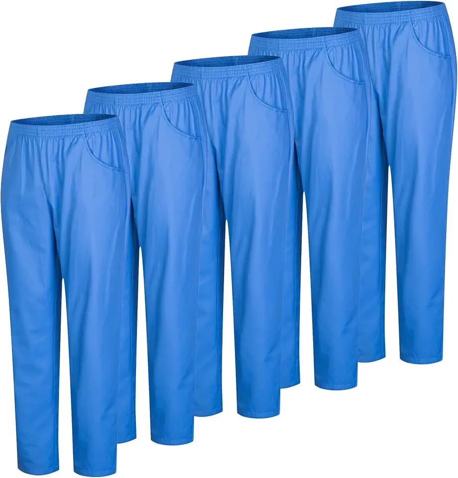 MISEMIYA Unisex Arbeitshose Paquetes De 5 Unidades - Pantalón Sanitarios Unisex Bz-5-8312