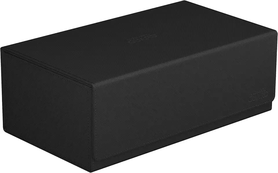 Ultimate Guard Arkhive 800+, Deck Case for 800 Double-Sleeved TCG Cards, Black, Compatible with Boulders, Magnetic Closure & Microfiber Inner Lining