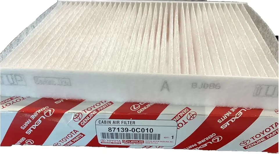 Genuine Toyota Cabin Air Filter 87139-0C010, Compatible with 2022+ Tundra, 2023+ Sequoia, 2024+ Tacoma