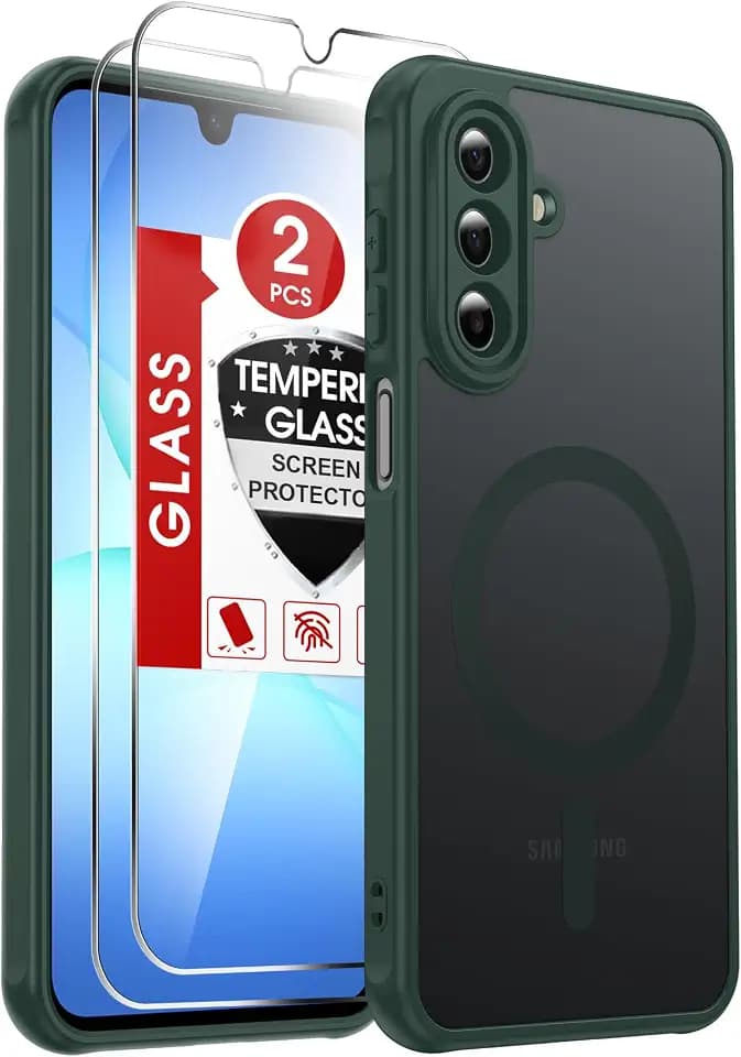 LeYi for Samsung Galaxy A17-5G Phone Case: Magnet Fit with Screen Protector