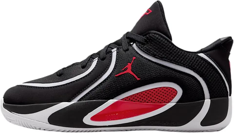 Nike Tatum 4 Big Kids' Shoes (Black/White/University Red)