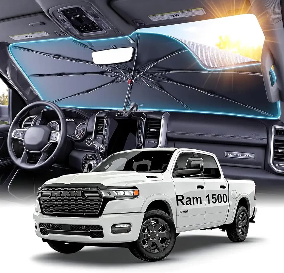 Windshield Sun Shade Umbrella for Ram 1500