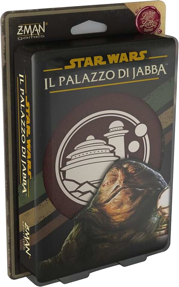 Asmodee, Star Wars Der Palast von Jabba: EIN Love Letter-Spiel, Kartenspiel, 2-6 Spieler, 10+ Jahre, italienische Ausgabe