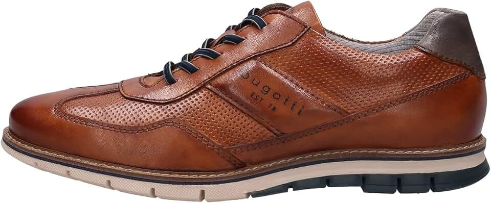 bugatti Herren Sneaker, Männer Schnürer, Wechselfußbett