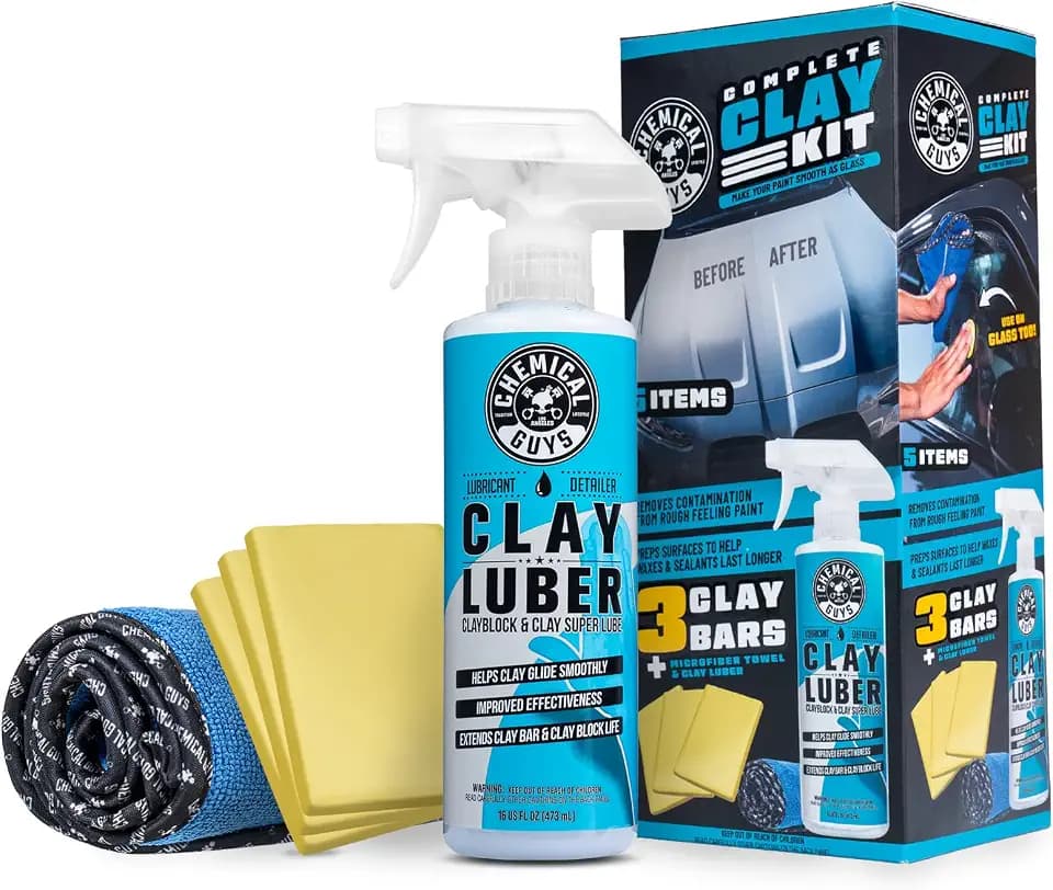 Chemical Guys, Complete Clay Bar Kit, Paint Restoration System for Cars