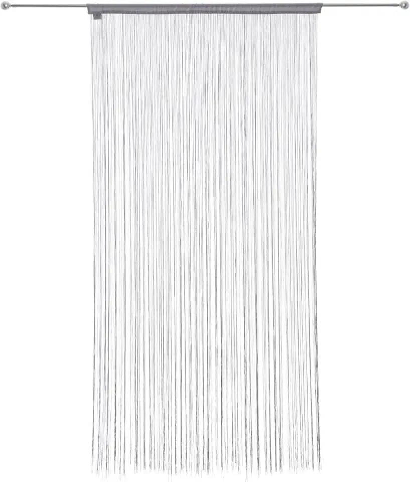 Atmosphera Fadenvorhang, 90 x 200 cm, grau