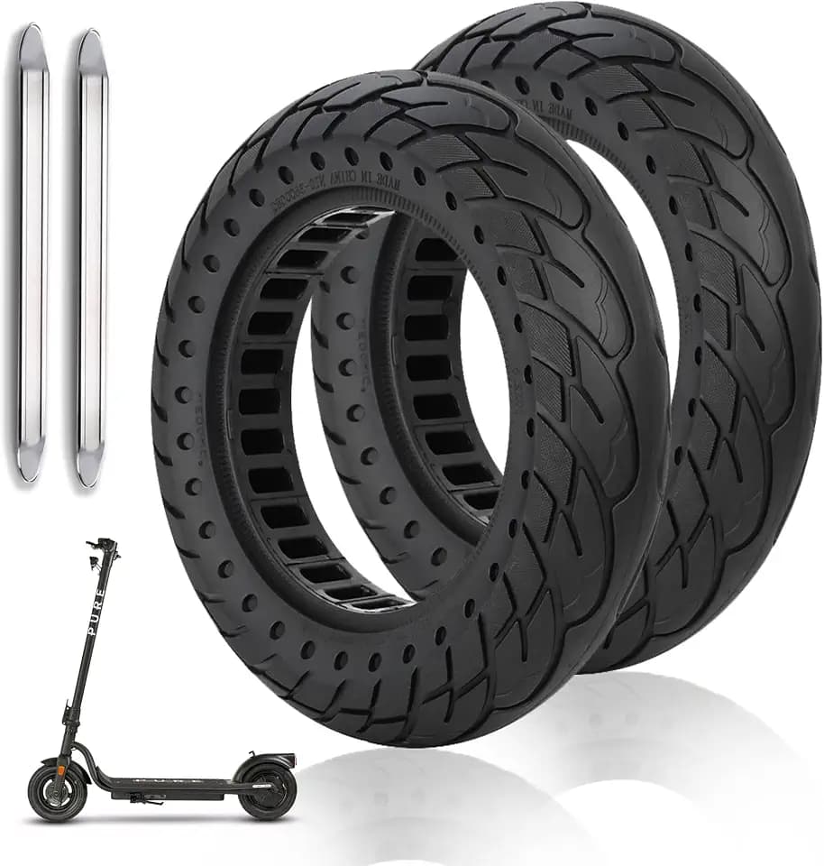 ANSENI 10x2.125 zoll e-scooter reifen für 10-Zoll-Elektroroller,Vollreifen 10 Zoll Ersatzreifen für Vivobike S2 Max,S3 Max