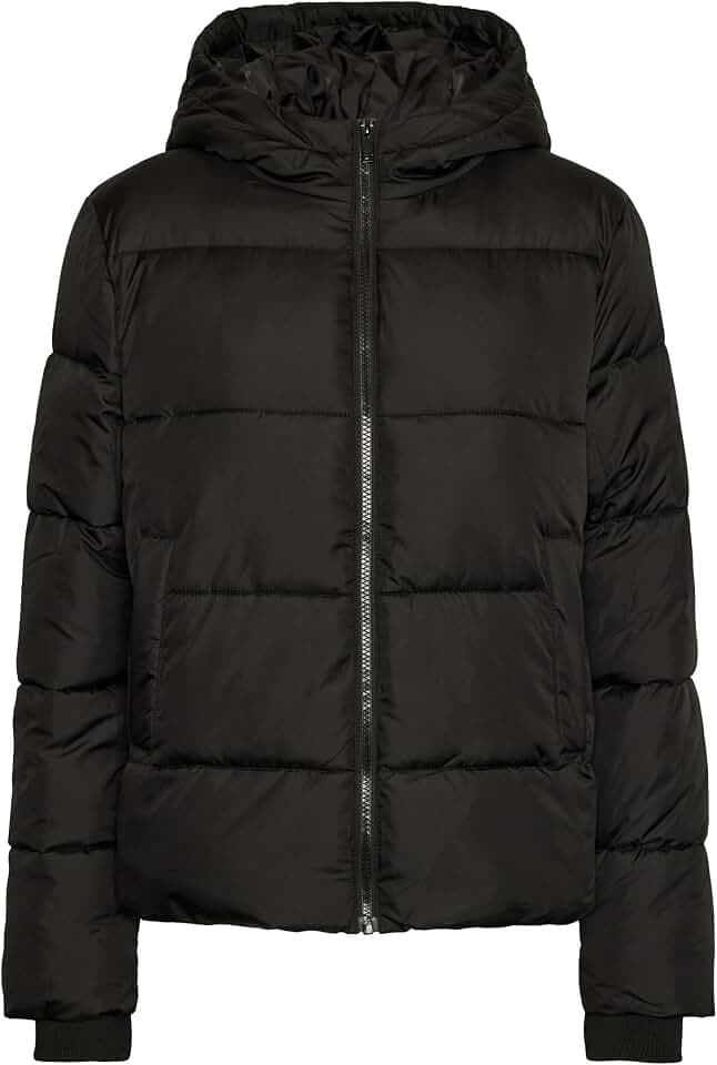 PIECES Damen Pcbee New Short Puffer Jacket Bc Pufferjacke (1er Pack)