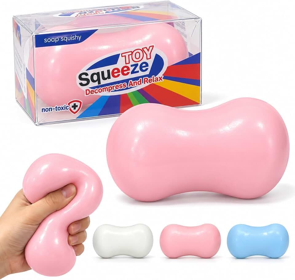Soap Squishy, Anti Stress Ball für Erwachsene (Pink)