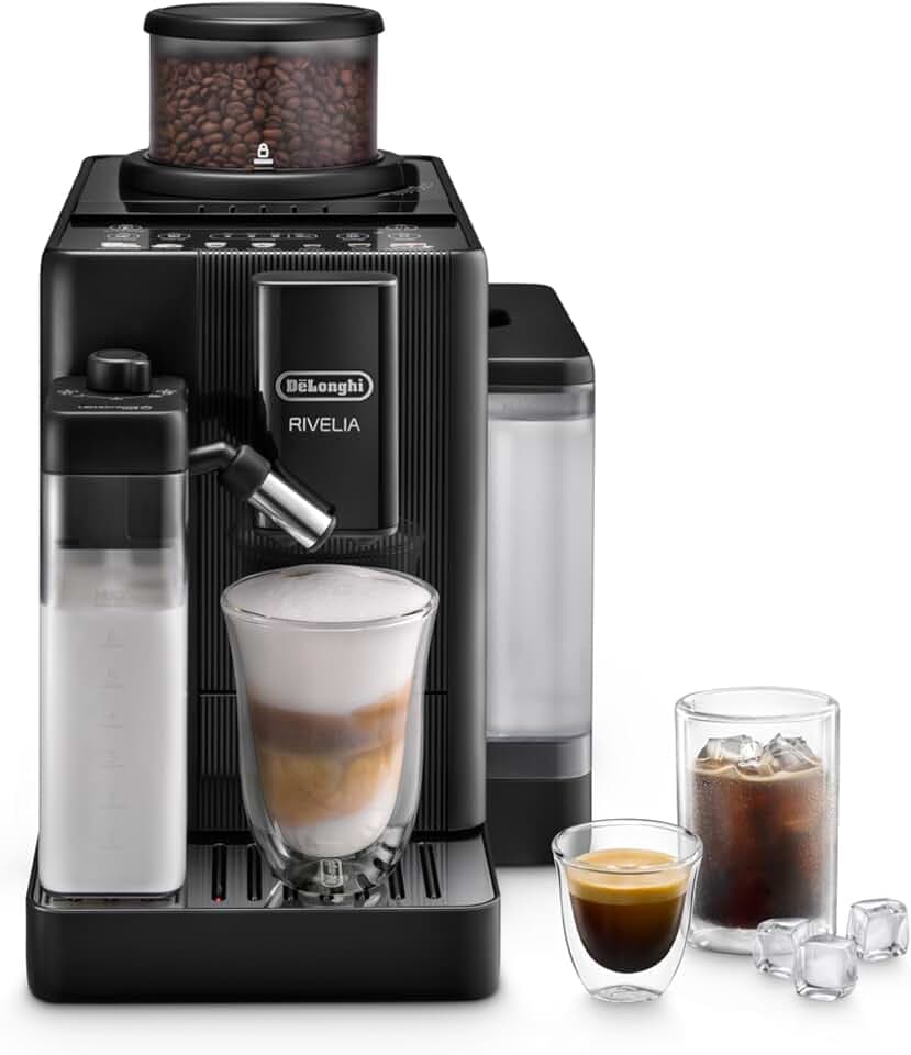 De'Longhi Rivelia Start - Kaffeevollautomat 10 Getränke Schwarz