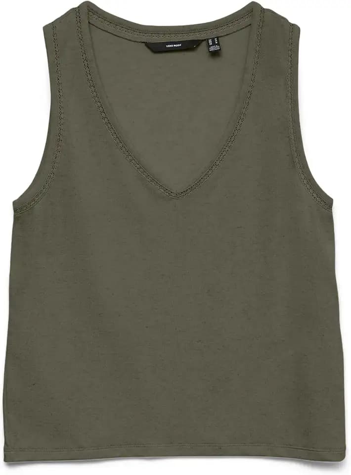 VERO MODA Damen Vmgina Lace Tank Top JRS Noos