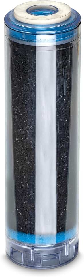 WK - Filterpatrone für Wasserfilter mit Aktivkohle, 1 Stück von 25,4 cm, verbessert den Geschmack des Wassers und entfernt Chlor und unerwünschte Substanzen