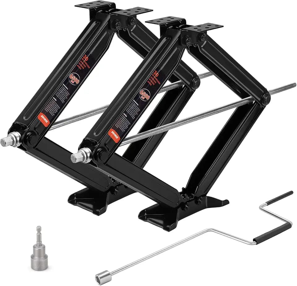 Kohree 6500lbs Heavy Duty RV Stabilizer Jacks 30 Inch, 2 Pack
