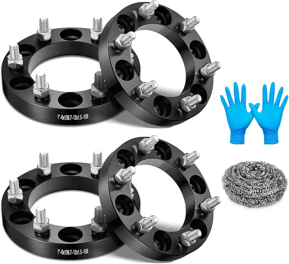 BDFHYK 6x139.7mm Wheel Spacers 1 Inch No Lip for Toyota 4Runner 1984-2023