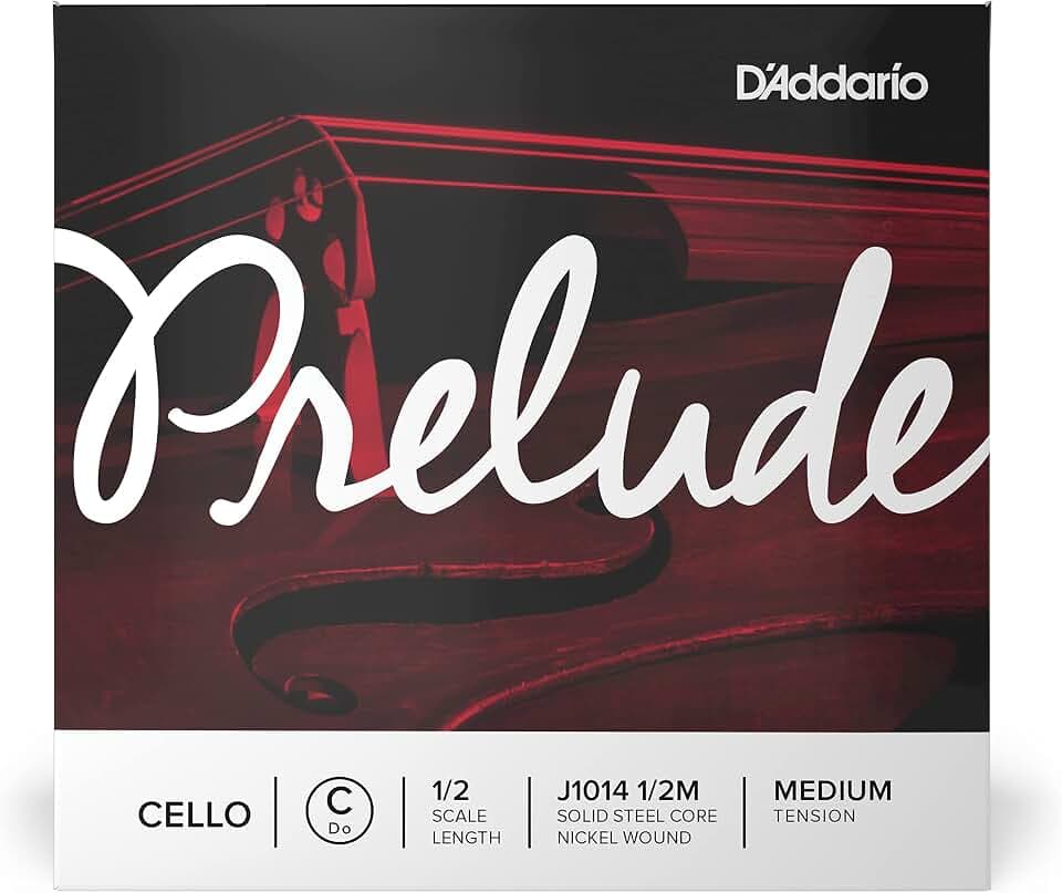 D'Addario Prelude Cello C-Saite 1/2 Größe, Mittlere Spannung