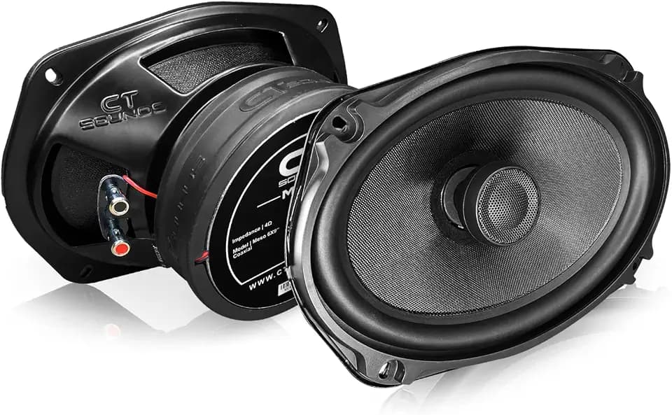 CT Sounds Meso 6x9” 400 Watt 2-Way Premium Coaxial Car Speakers, Pair