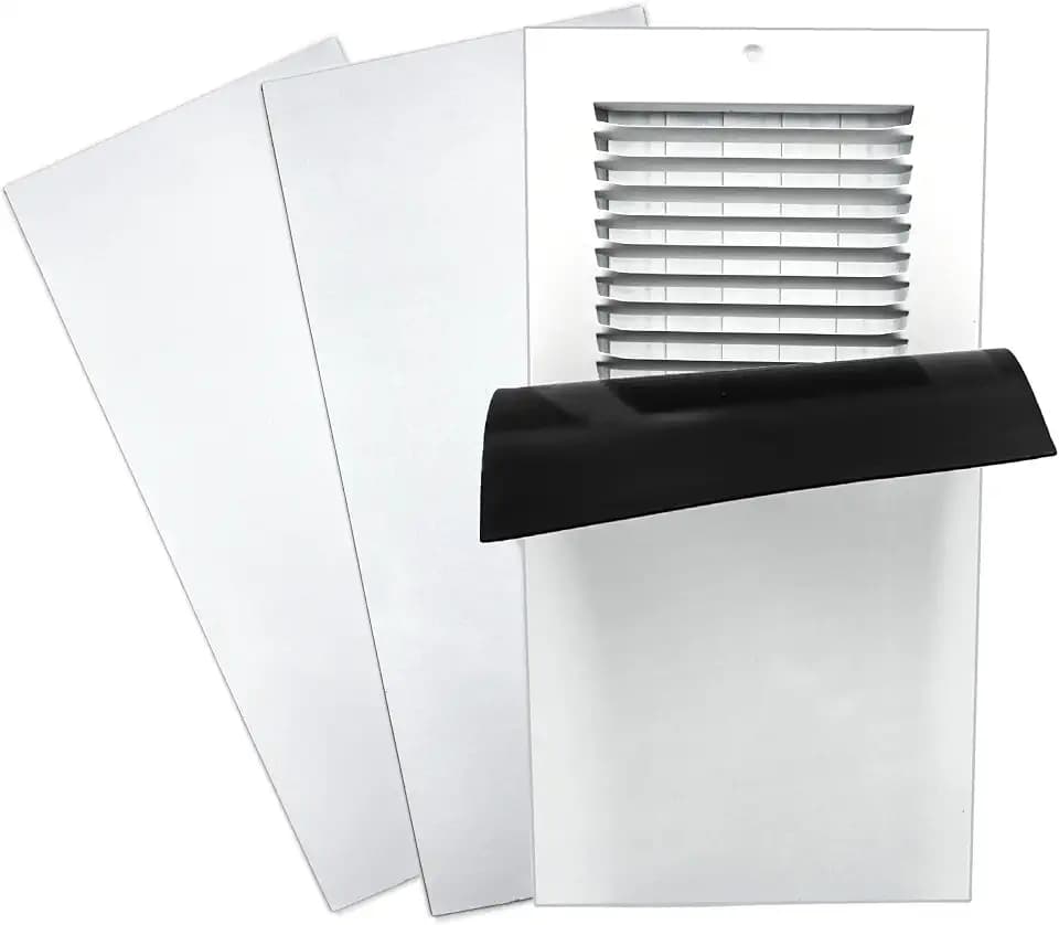 MODERN WAVE - Extra Thick Magnetic Air Vent Covers for Ceiling/Wall/Floor 3-Pack (7.75" x 15.5")