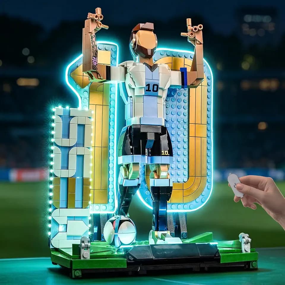 LED Lighting Compatible with LEGO Lionel Messi – Soccer Legend 43015 - JUST Lights,Light Kit Compatible with LEGO 43015,NOT Included The Model