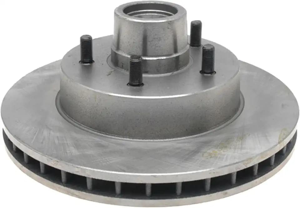 ACDelco Silver 18A2A (19264667) Non-Coated Front Disc Brake Rotor and Hub Assembly