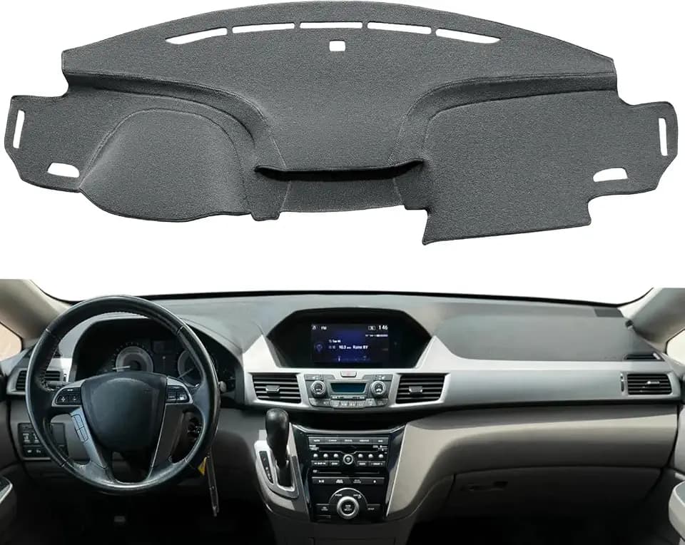 Dash Cover Mat Custom Fit for Honda Odyssey,Dashboard Pad Cap Carpet Protector K226 (Darkgray)