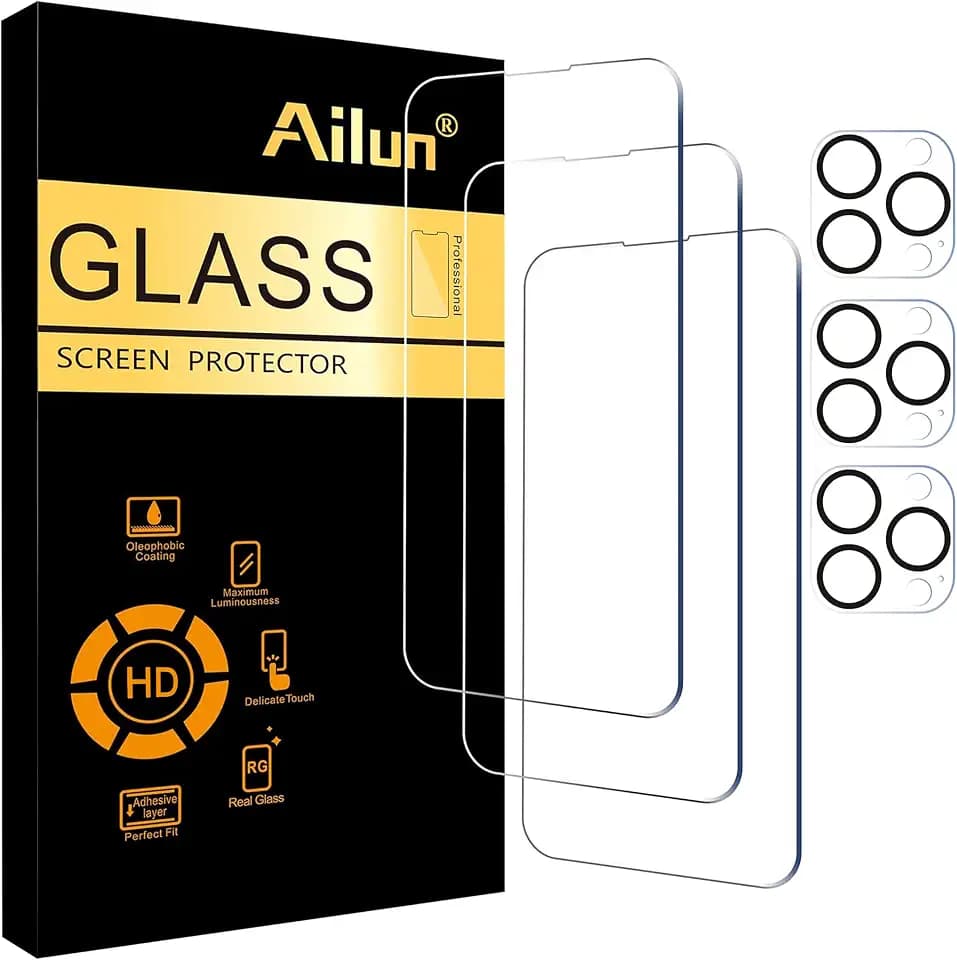 Ailun Screen Protector + Camera Lens Protector for iPhone 14 Pro Max