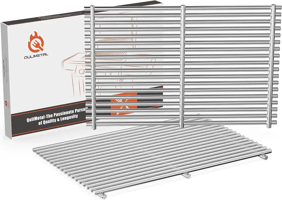 QuliMetal 9MM Thick 19.5" Grill Grates for Weber Genesis 300 Series Grills