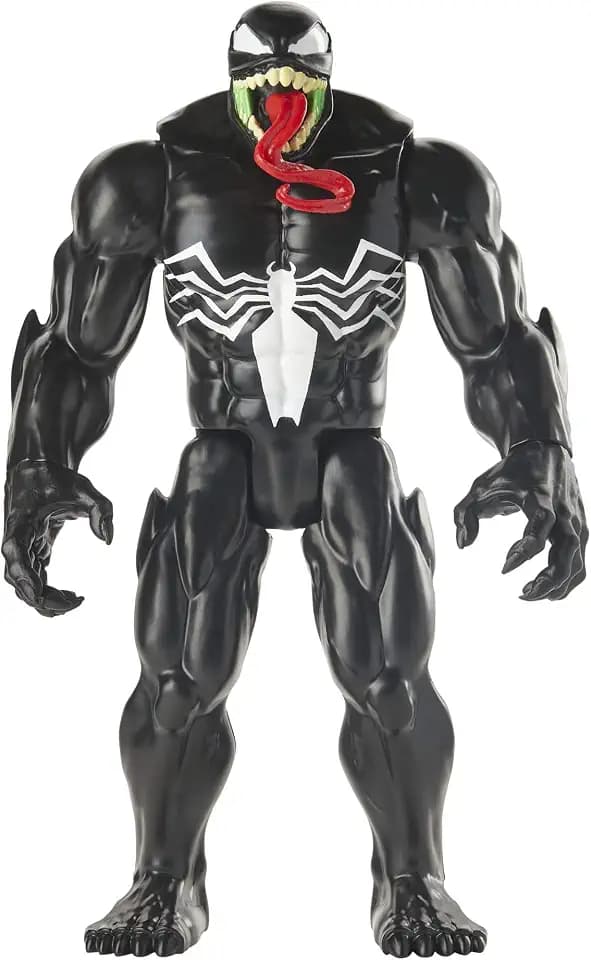 Spider-Man E8684 Maximum Venom Titan Hero Action-Figur, inspiriert durch das Marvel Universe, Blast Gear-kompatibler Rücken-Port, ab 4 Jahren