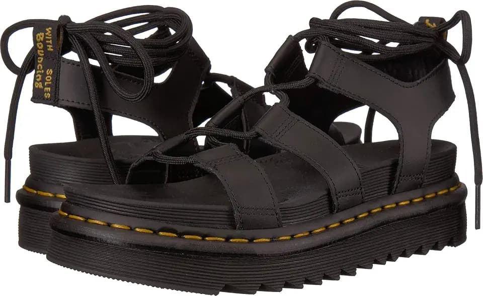 Dr. Martens Women's Nartilla Leather Gladiator Sandal