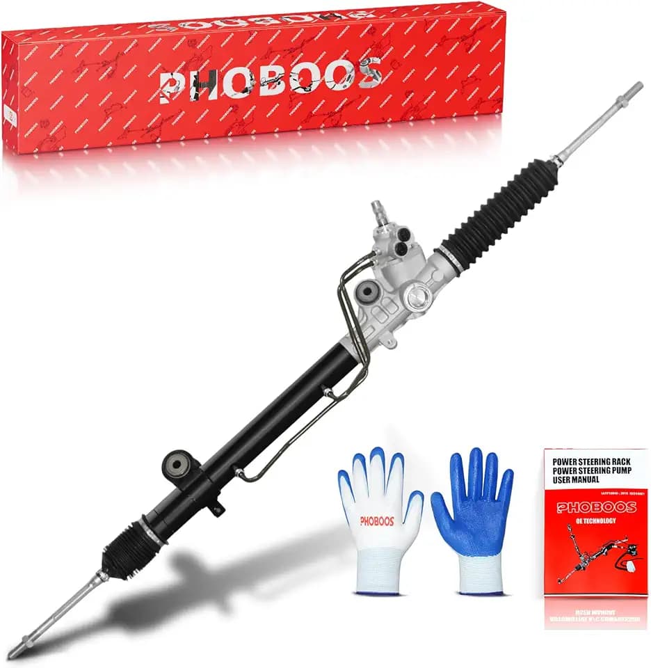 PHOBOOS Hydraulic Power Steering Rack and Pinion Fit for Toyota Tacoma