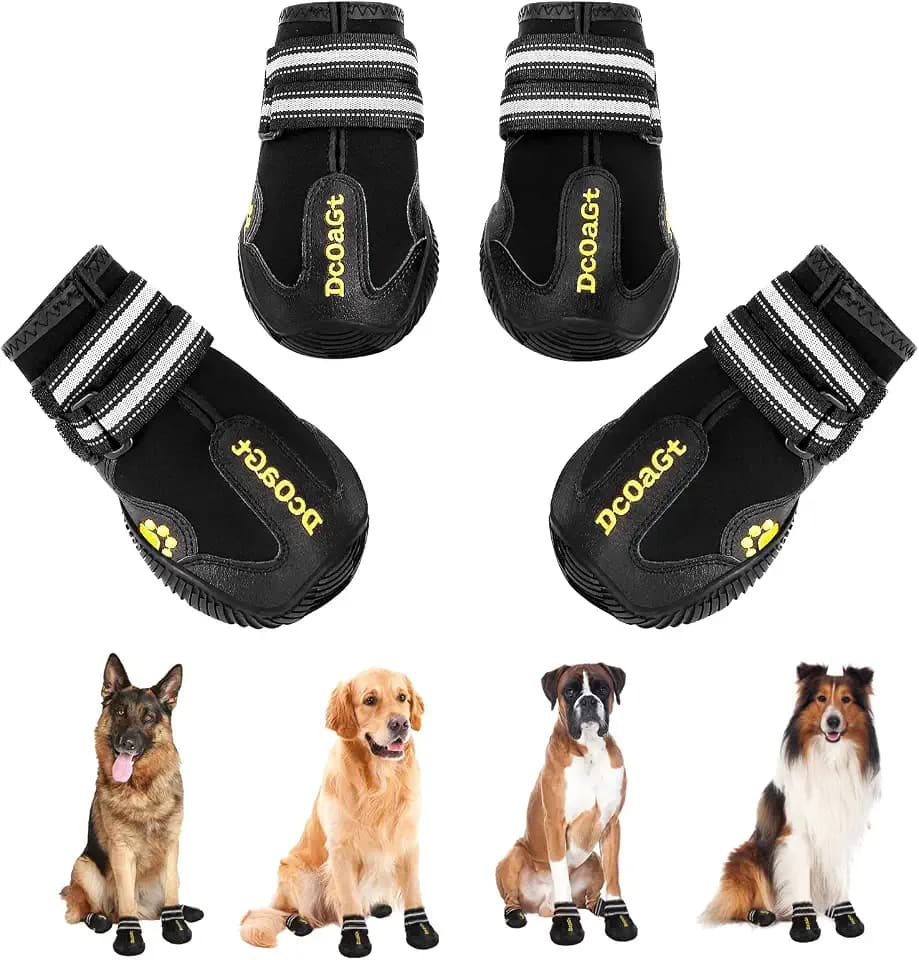 DcOaGt Dog Shoes Large Size Dogs XXL,Waterproof Dog Boots Dog Booties