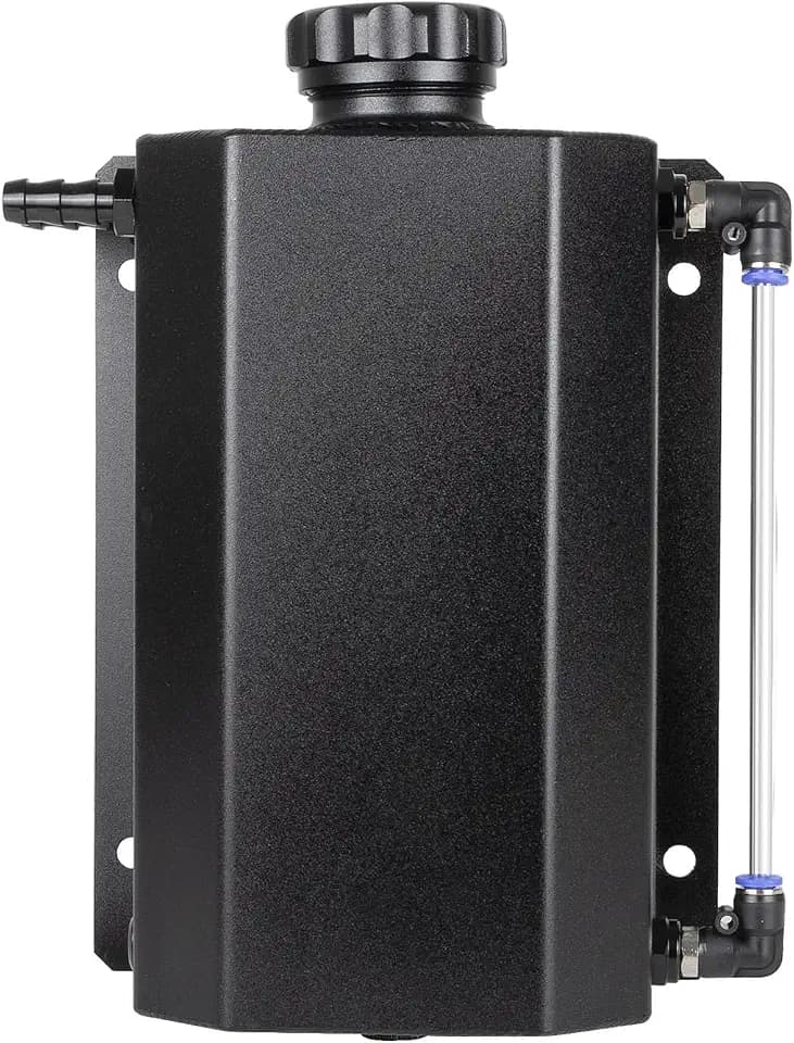 RANSOTO 2L Universal Aluminum Radiator Coolant Overflow Expansion Tank