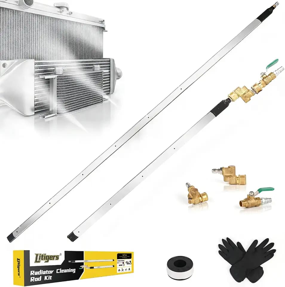 47" & 24" Dual Water/Air Radiator Cleaning Wand Set