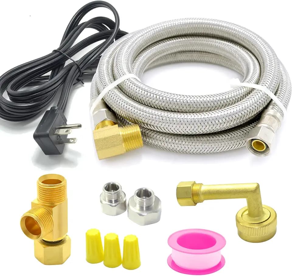 TTFLEX 8 FT Dishwasher Installation Kit, Dishwasher Hose Kit