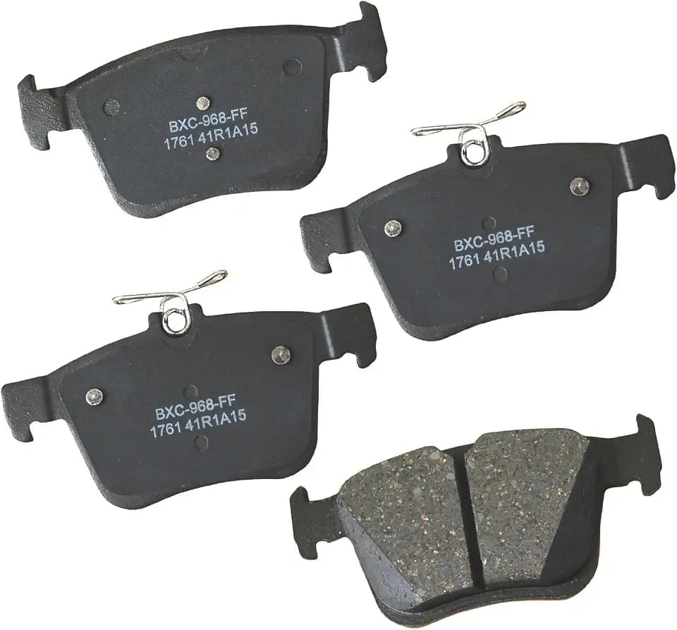 Bendix Premium SBC1761 Ceramic Rear Brake Pads for Audi A3,Quattro,Sportback e-tron,Q2,Q3,RS3,S3,TT,RS TTS MG GT,Seat Ateca,Leon,Tarraco,Arteon,Atlas,Cross Sport,e-Golf,R,Jetta,Taos,Teramont,Tiguan