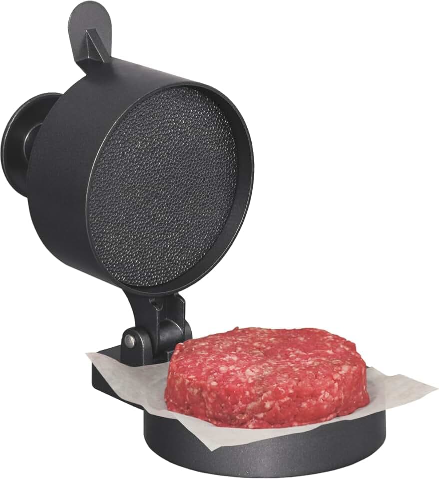 Weston Single Burger Press For 4 1/2" Diameter Patties, 1/4 lbs to 3/4 lbs