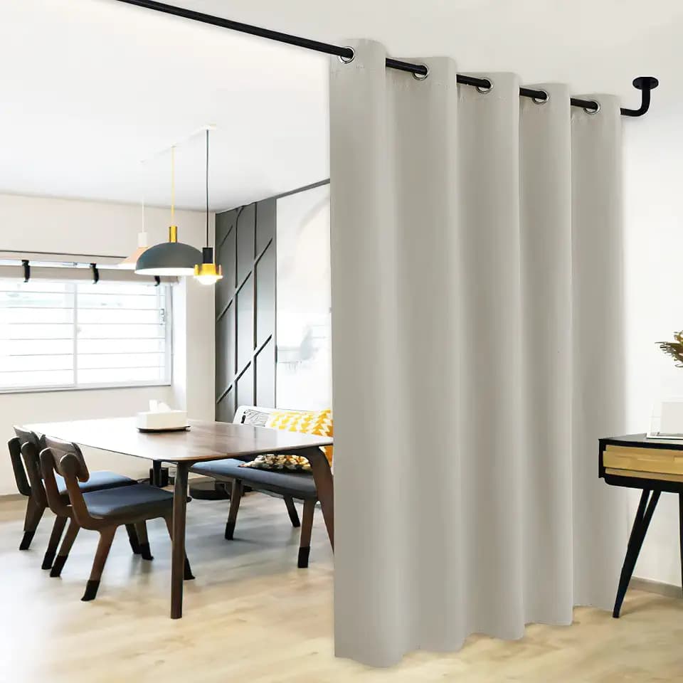 NICETOWN Natural Bedroom Blackout Curtain Panel, 1 Panel, 70 x 84 inch, Privacy Window Thermal Insulated Blackout Drape/Drapery for Loft, Guestroom