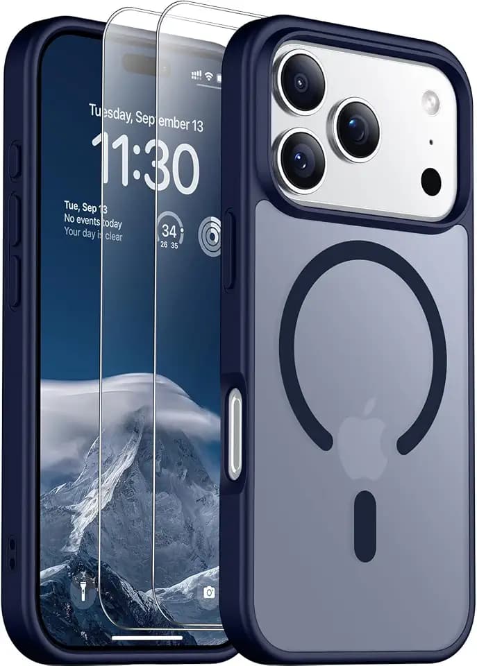 SPIDERCASE Magnetic for iPhone 17 Pro Case, Blue