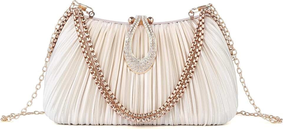 Ayliss Clutch Purses for Women Evening Bag Rhinestone Wedding Purse Cross Body Handbags for Cocktail Prom Party Formal